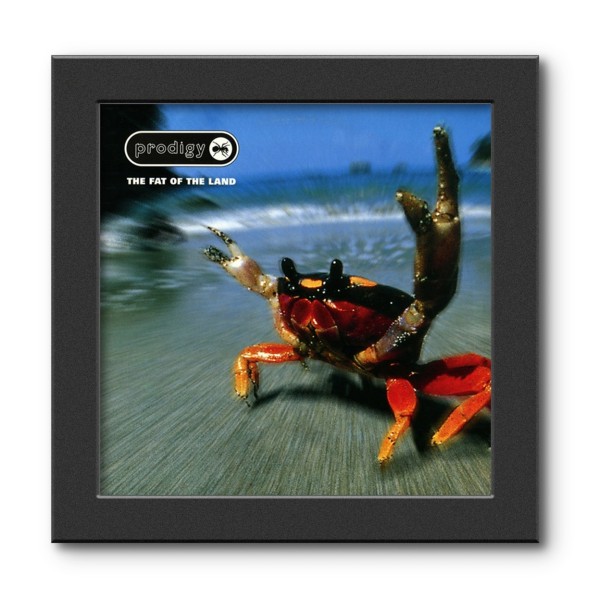 Show And Listen LP Frame, Black - Angled