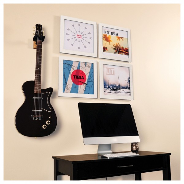 Show and Listen Vinyl Record Picture Frame, White - Lifestyle