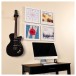 Show and Listen Vinyl Record Picture Frame, White - Lifestyle