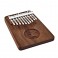 Meinl Solid Kalimba, 10 notes, tree of life, black walnut