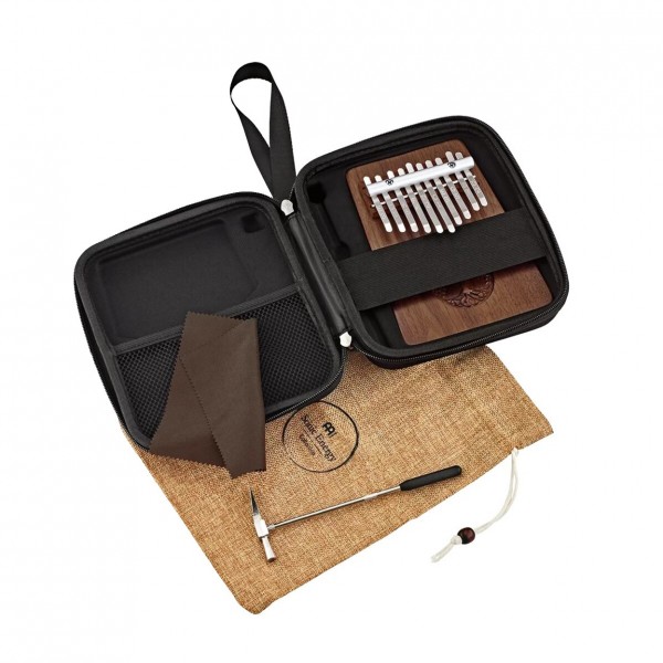 Meinl Solid Kalimba, 10 notes, tree of life, black walnut