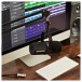 Shure MV7X XLR Podcast Microphone with Studio Arm and Cable - Computer setup