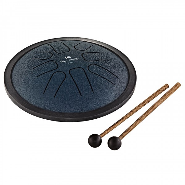 Meinl Small Steel Tongue Drum, Navy Blue, G Minor, 8 Notes, 7"/18 cm