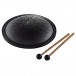 Meinl Small Steel Tongue Drum, Black, F Minor, 8 Notes, 7