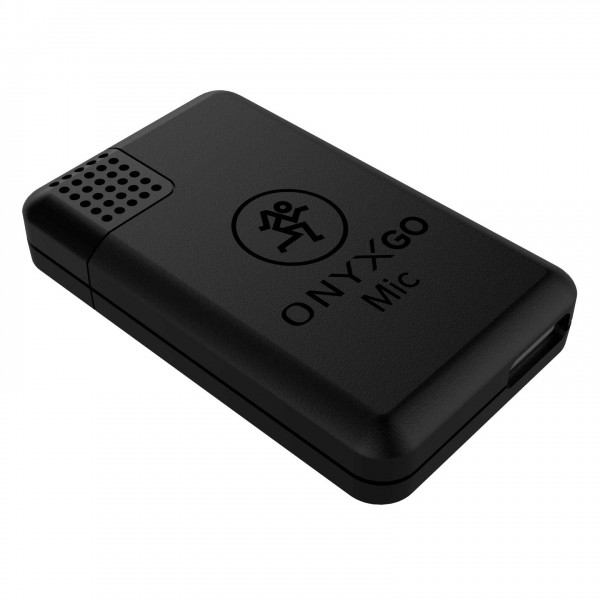 Mackie OnyxGO Clip on Wireless Microphone - Left Angle