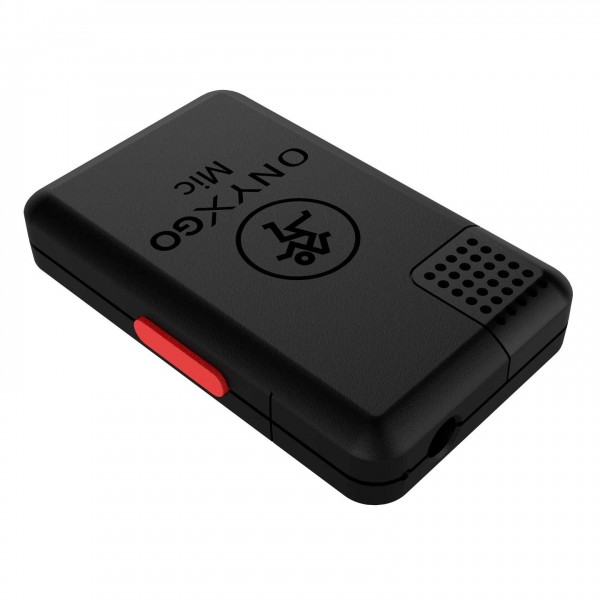 Mackie OnyxGO Clip on Wireless Microphone - Left Angle ON