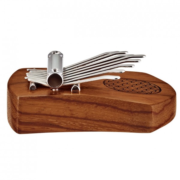 Meinl Mini Kalimba, 8 notes, flower of life, Red Zebrawood