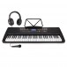 MK-3000 Key-Lighting Keyboard by Gear4music - Starter Pack