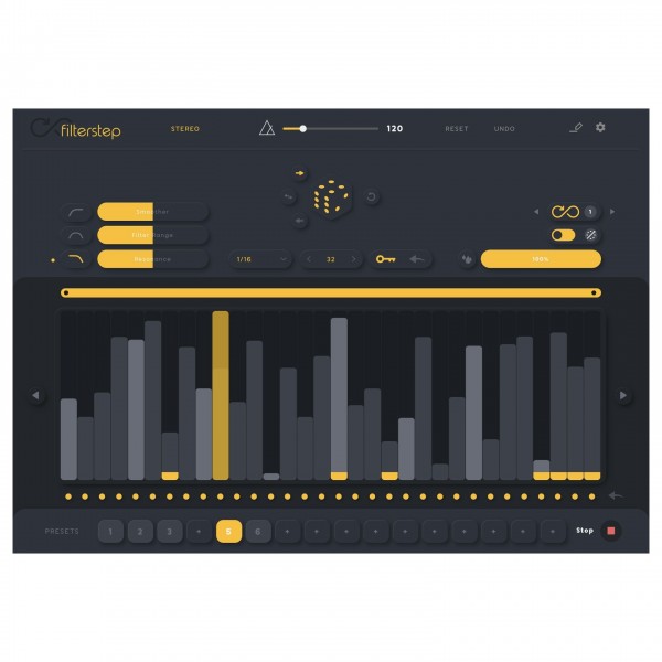 Audiomodern Filterstep - GUI