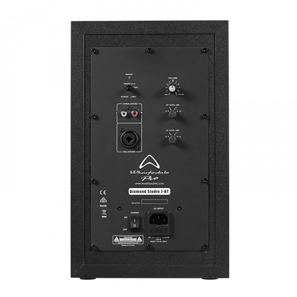 Wharfedale Pro Diamond Studio 7-BT 7" Studio Monitor - Rear