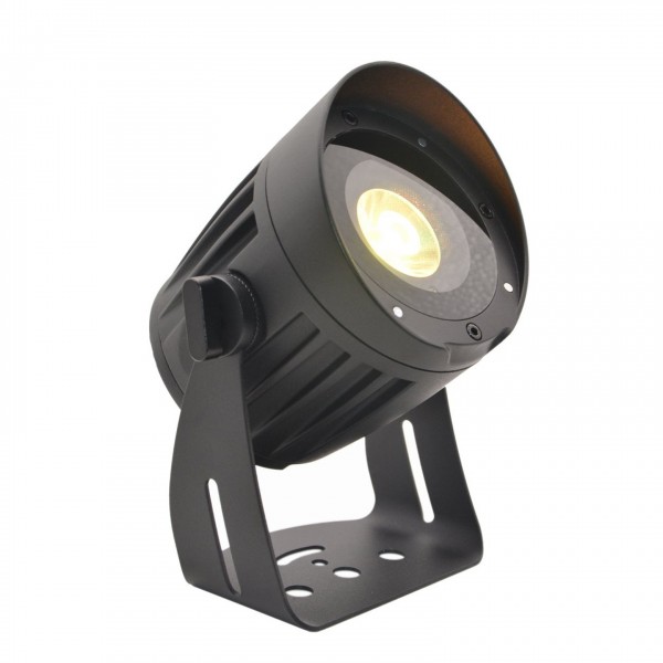 Eurolite LED Outdoor Spot 18W WW with Stake - Left, On