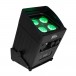 Eurolite AKKU IP UP-4 Entry QCL Spot With QuickDMX - Left, Green