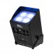 Eurolite AKKU IP UP-4 Entry QCL Spot With QuickDMX - Right, Blue with Filter