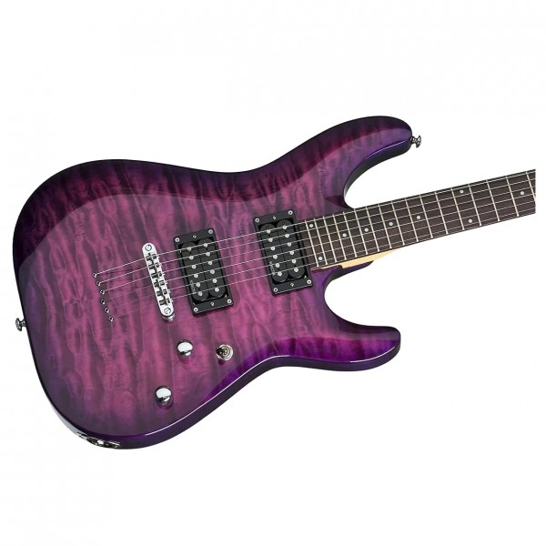 Schecter C-6 Plus, Electric Magenta Body