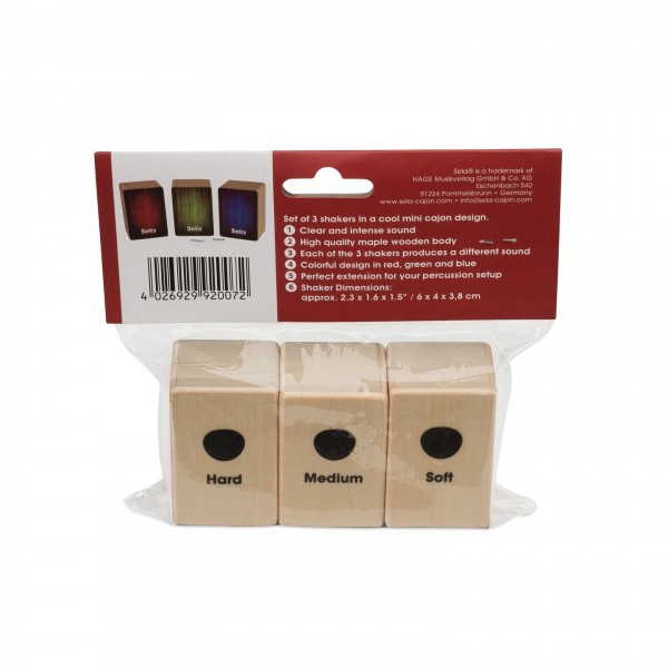 Sela Mini Cajon Shaker Set