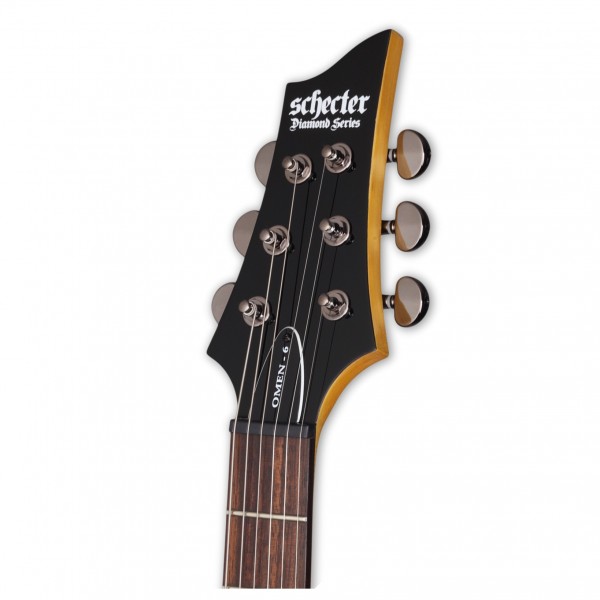 Schecter Omen-6 Electric Guitar, White Headstockl