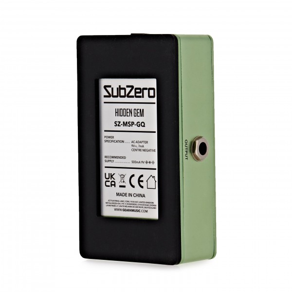 SubZero Hidden Gem Guitar EQ Pedal