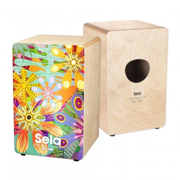 Sela Art Series Cajon, Flower Power