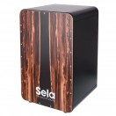 Sela CaSela Black Pro Cajon, Dark Nut