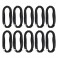 Venom BOA-20 Jack to XLR (F) Microphone Lead 20ft (10 Pack)
