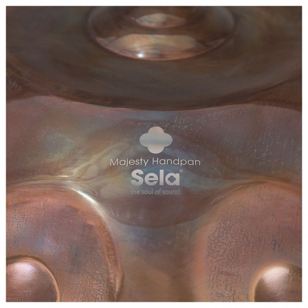 Sela Majesty Handpan F sharp Melodic Minor Custom, Stainless Steel - Detail