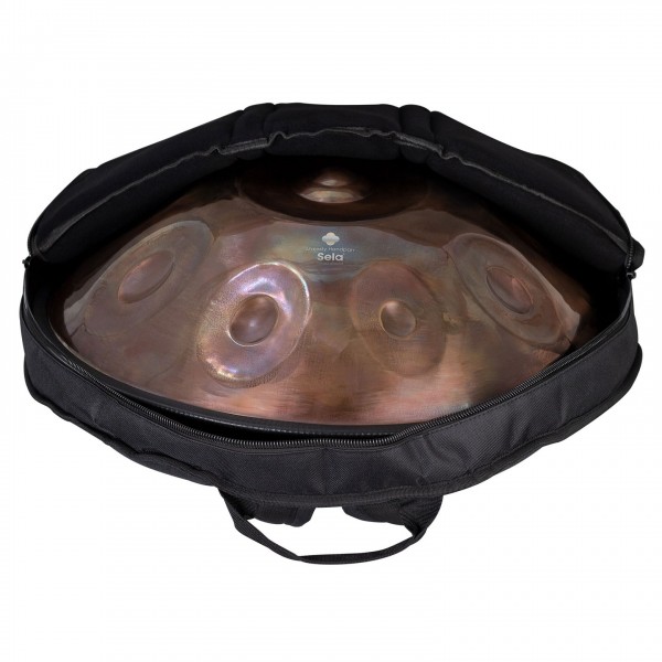 Sela Majesty Handpan F sharp Melodic Minor Custom, Stainless Steel - Bag