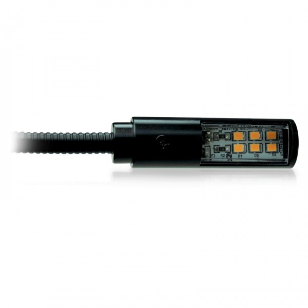 Klark Teknik LEDLAMP18 18" LED Gooseneck Light with XLR, Straight - Connector