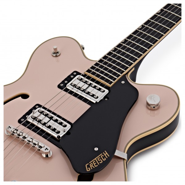 Gretsch G6609TDC-BTFT Broadkaster, 2-Tone Shell Pink & Black at