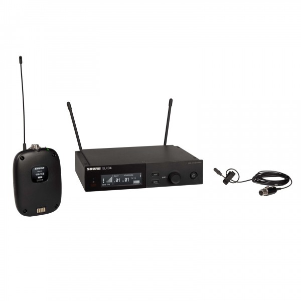 Shure SLXD14UK/DL4B-K59 Wireless Lavalier Microphone System - Full System