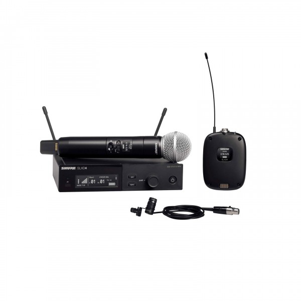 Shure SLXD124UK/85-K59 Wireless System with SM58 & WL185- main
