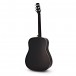 Dreadnought Left-Handed Acoustic Guitar by Gear4music, Black