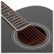 Dreadnought Left-Handed Acoustic Guitar by Gear4music, Black