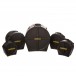 Hardcase Rock Fusion Drum Kit Case Set with 14