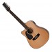 Dreadnought Left-Handed 12-String Acoustic Guitar by Gear4music