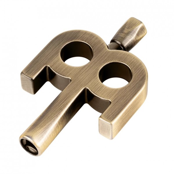 Meinl Stick & Brush Kinetic Drum Key, Antique Bronze Finish