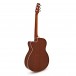 3/4 Size Electro-Acoustic Travel Guitar by Gear4music, Mahogany
