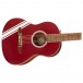 Fender Ltd Ed Sonoran Mini Acoustic, Candy Apple Red close