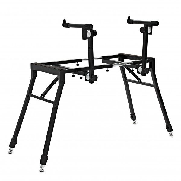 Keyboard Stand and Stool Set by , White