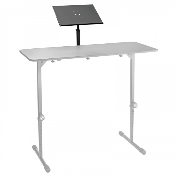 DJ Desk Tray, Black - Attached to DJ table 12160 (DJ table not included)