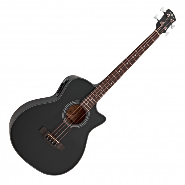 Electro Acoustic Bass Guitar by Gear4music, Black