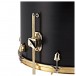 SJC Drums Tour Series 18'' x 16'' Floor Tom, Black w/Brass HW