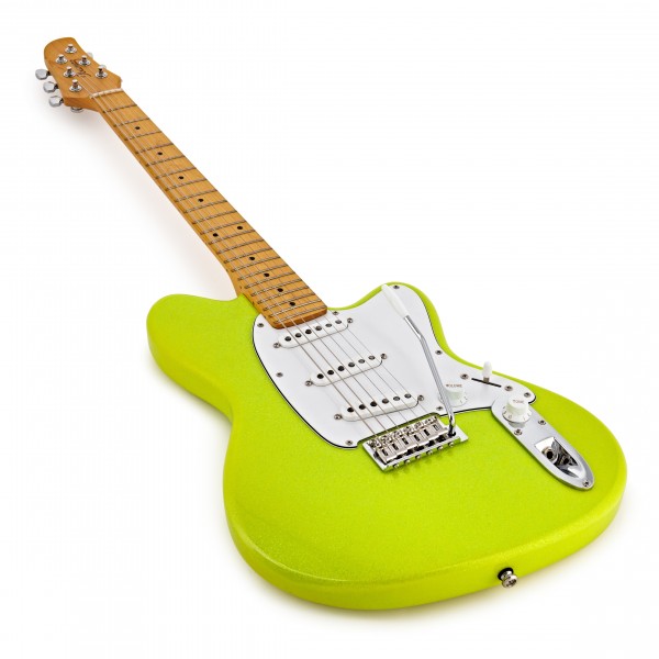 Ibanez YY10 Yvette Young, Slime Green Sparkle