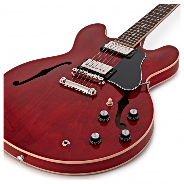 ギター Gibson ES-335 60s Cherry figured Gibson ES-335 Figured 60s Cherry – Thomann Polska