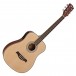 3/4 Travel Electro Acoustic Guitar by Gear4music, Natural