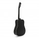 Dreadnought Acoustic Guitar by Gear4music, Black