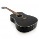 Dreadnought Acoustic Guitar by Gear4music, Black