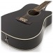 Dreadnought 12 String Acoustic Guitar by Gear4music, Black