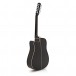 Dreadnought 12 String Acoustic Guitar by Gear4music, Black