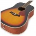 Deluxe Dreadnought Acoustic Guitar by Gear4music, Mahogany