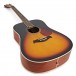 Deluxe Dreadnought Acoustic Guitar by Gear4music, Mahogany